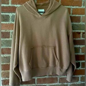 brown american eagle hoodie